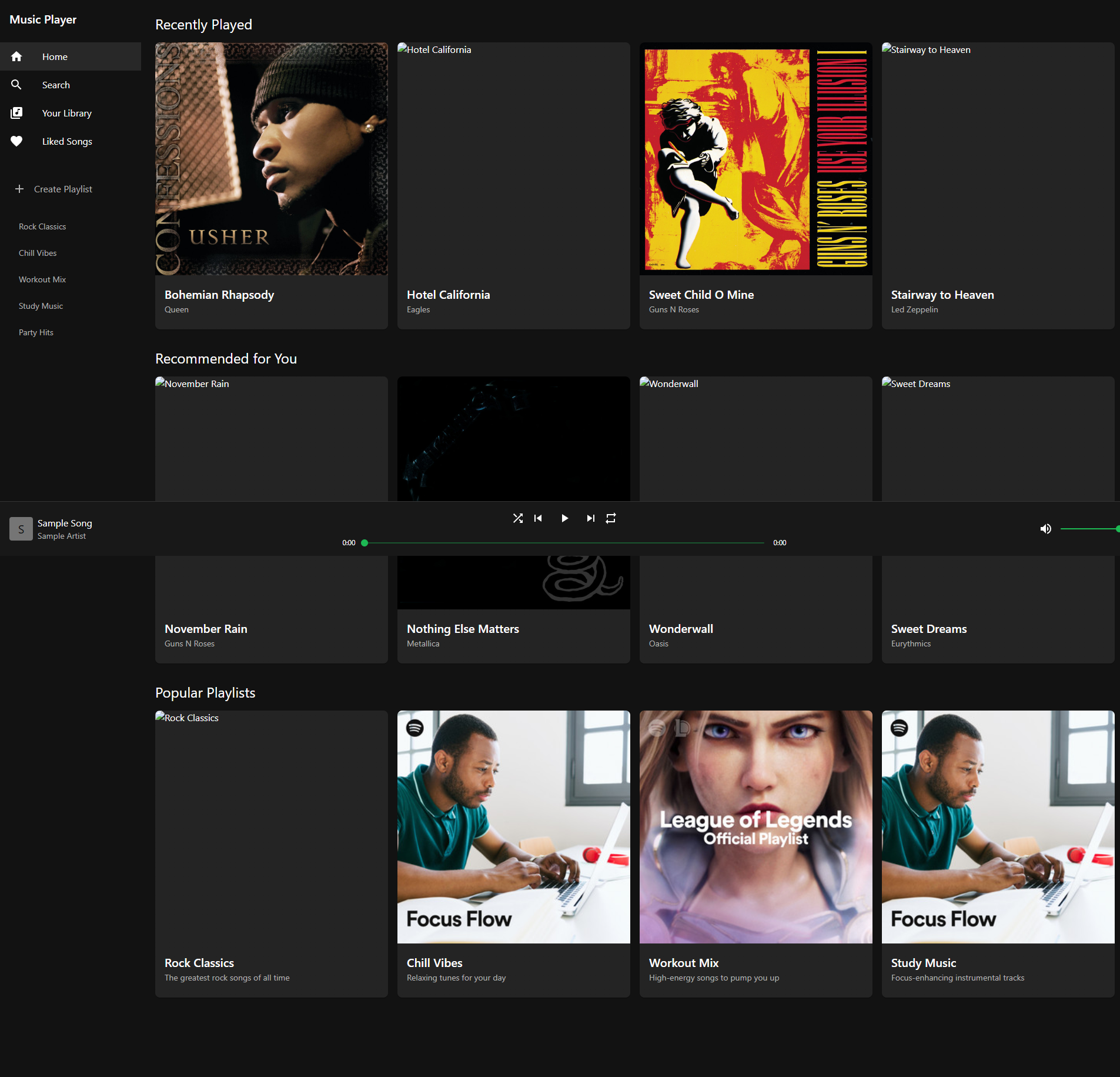 Music Player App
